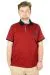 Büyük Beden T-shirt Polo 26ST 21311 Bordo BORDO