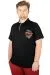 Büyük Beden T-shirt Polo 26ST 21311 Siyah SIYAH