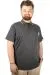 Büyük Beden T-shirt Polo Cep Sup MD Basic 21555 Antrasit ANTRASIT