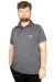 Büyük Beden T-shirt Polo Change Your Mode 21315 Füme FUME