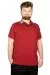 Büyük Beden T-shirt Polo Pike Exceptional  21316 Bordo BORDO