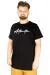 Büyük Beden Tshirt Bisiklet Yaka Authentic 21191 Siyah SIYAH