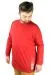 Büyük Beden Tshirt Bisiklet Yaka Barcode 21192 Bordo BORDO