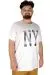 Büyük Beden Tshirt Bisiklet Yaka Gofre NY 21184 Beyaz BEYAZ