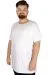 Büyük Beden Tshirt Bisiklet Yaka NewYork My Arm 21177 Beyaz BEYAZ
