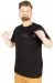 Büyük Beden Tshirt Bisiklet Yaka NewYork My Arm 21177 Siyah SIYAH