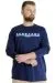 Büyük Beden Erkek Tshirt Uzun Kol Chngyrmd 22100 İndigo INDIGO