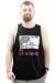 Big Size Mens T-Shirt  Lost 22130 Black