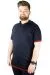Erkek T shirt Kapşonlu Sweep Check 22136 Lacivert LACIVERT
