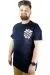 Erkek T shirt Baskılı California 22143 Lacivert LACIVERT