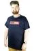 Erkek T shirt Bis Yaka Baskılı Supermode 22144 Lacivert LACIVERT