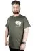 Erkek T shirt Bis Yaka Baskılı Everest 22146 Haki HAKI
