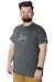 Erkek T shirt Baskılı Be Brave 22151 Antramelanj ANTRASIT