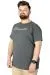 Büyük Beden T-Shirt Baskılı Renovate 22157 Antramelanj ANTRASIT