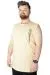 Büyük Beden T-Shirt Kolsuz Choose Mode 22160 Bej BEJ