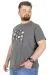 Men s T shirt Bicycle Collar Oversize Dark Future 22190 Black