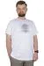 Büyük Beden T-Shirt Bisiklet Yaka Striped 22173 Beyaz BEYAZ