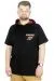 Büyük Beden T-Shirt Kapşonlu Game On 22177 Siyah SIYAH