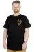 Büyük Beden T-Shirt Bisiklet Yaka Work 22179 Siyah SIYAH
