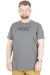 Büyük Beden T-Shirt Bisiklet Yaka Mode 22180 Antramelanj ANTRASIT