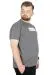 Büyük Beden T-Shirt Bis Yaka Black Series 22189 Antramelanj ANTRASIT