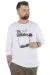 Büyük Beden T-Shirt Bisiklet Yaka Godfather 22200 Beyaz BEYAZ