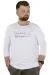 Büyük Beden T-Shirt Bisiklet Yaka Strawberry 22203 Beyaz BEYAZ