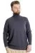 Big Size Mens knitwear Balıkçı Collar 22205 Fume