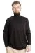Big Size Mens knitwear Balıkçı Collar 22205 Brown