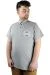 Men s T shirt Polo Collar Florida 22303 Gray