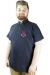 Men s T shirt Polo Collar MDX Club 22305 Navy Blue