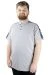 Big Tall Men s T shirt Polo Collar Live Lucky 22306 Gray