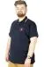 Büyük Beden T-Shirt Polo Summer Day 22321 Lacivert LACIVERT