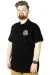 Büyük Beden T-Shirt Polo Sea 22322 Siyah SIYAH
