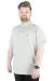 Büyük Beden T-Shirt Hakim Yaka MD Logo 22326 Yeşil YESIL