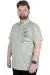Büyük Beden T-Shirt Polo Surfing 22328 Yeşil YESIL