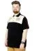 Büyük Beden T-Shirt Polo When You Are 22334 Siyah BEJ