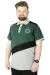 Büyük Beden T-Shirt Polo Team Pursuit 22335 Nefti NEFTI