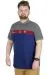 Büyük Beden T-Shirt Polo Sector 22338 Antramelanj ANTRASIT