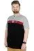 Büyük Beden T-Shirt Polo Sector 22338 Grimelanj GRI