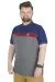 Büyük Beden T-Shirt Polo Sector 22338 İndigo INDIGO