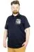 Büyük Beden T-Shirt Polo Skipper Crew 22341 Lacivert LACIVERT