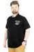 Büyük Beden T-Shirt Polo MD500E 22342 Siyah SIYAH