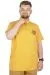 Büyük Beden T-Shirt Polo Design MX  22346 Hardal HARDAL