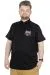 Büyük Beden T-Shirt Polo Design MX  22346 Siyah SIYAH