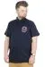Büyük Beden T-Shirt Polo Los Angeles 22347 Lacivert LACIVERT