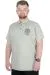 Büyük Beden T-Shirt Polo Los Angeles 22347 Yeşil YESIL