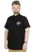 Büyük Beden T-Shirt Polo Eagles 22348 Siyah SIYAH