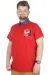 Büyük Beden T-Shirt Polo Modx Club 22351 Kırmızı KIRMIZI