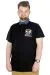 Büyük Beden T-Shirt Polo Modx Club 22351 Siyah SIYAH